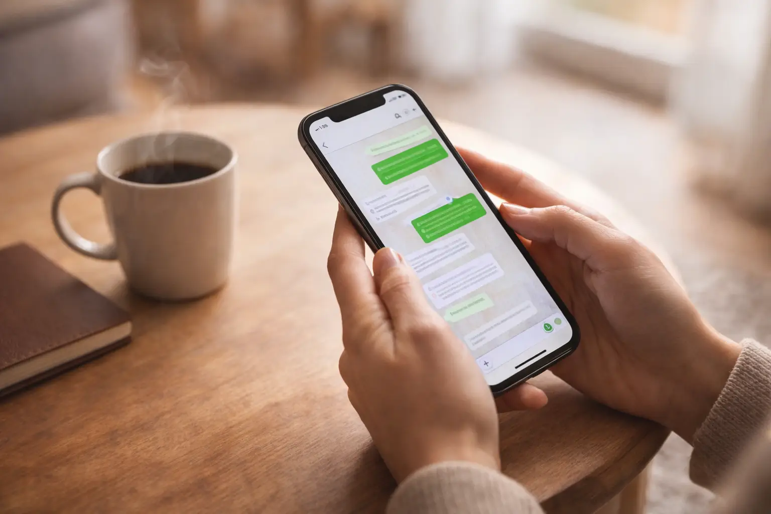 Consultation de voyance WhatsApp avec Wilfried Medium : échange discret par tchat sur smartphone