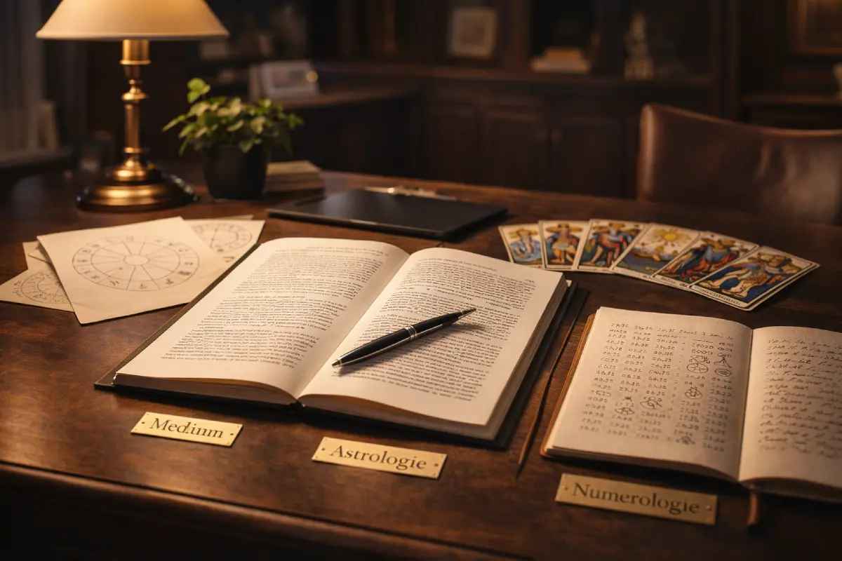Voyance par mail premium — analyse combinant médiumnité, numérologie et astrologie